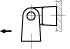 CFF-B - Nickel-plated brass bosses with threaded hole