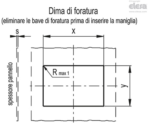 EPR-PF - Maniglie da incasso