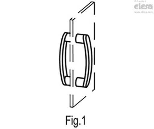 EBP. - Pass-through holes for front mounting