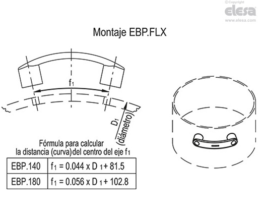 EBP.FLX - Asas de montaje frontal flexibles