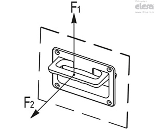 MPR-AE-V0 - Folding handle with recessed tray