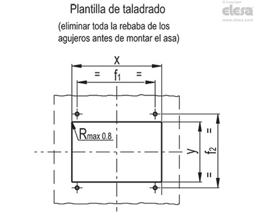 MPR - Manillas plegables encastradas