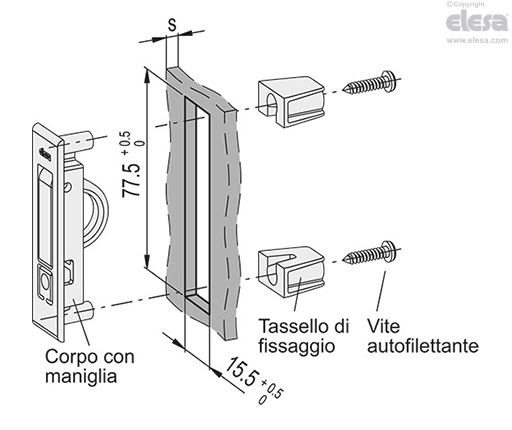 MRH - Maniglie ripiegabili da incasso