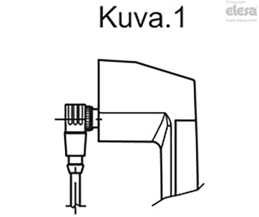 M.2000-2NC-SWM-C - Liittimellä, 2 NC kosketinta