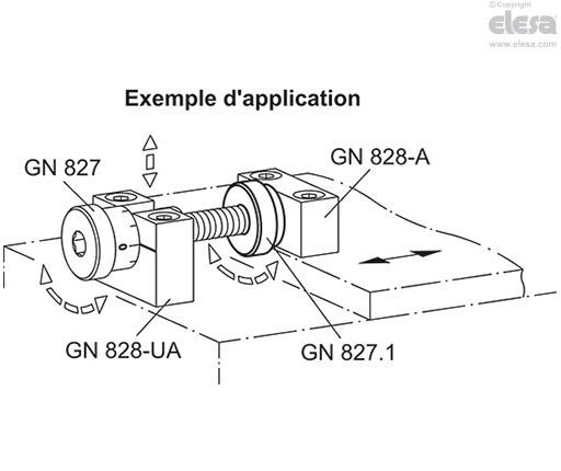 GN 827.1 - Écrous de montage