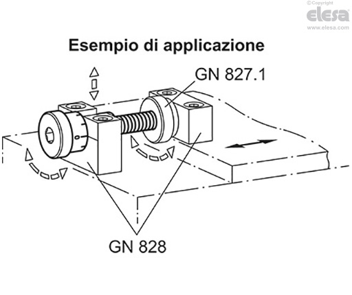 GN 827 - Viti di regolazione
