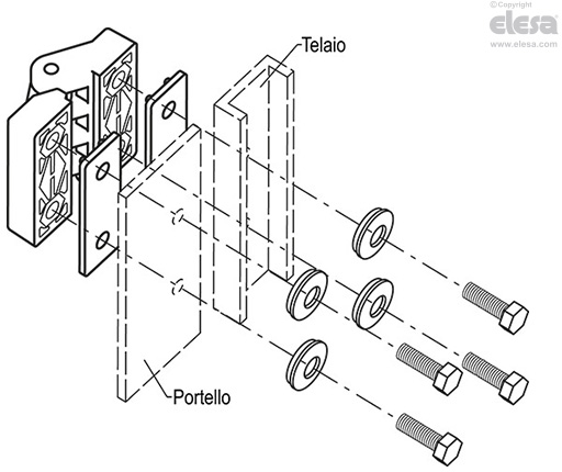 CFAX-B-IP - Bosses with threaded hole