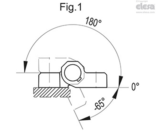 CFM-PC-SH-F-A+B - Pass-through holes for countersunk screws, top output cable 3.5 m, rear output cable 1.5 m
