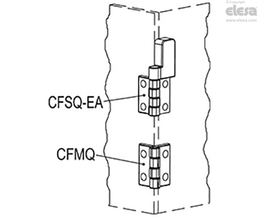 CFSQ-C-A-D - Connettore assiale, microswitch a destra, angolo iniziale 0°