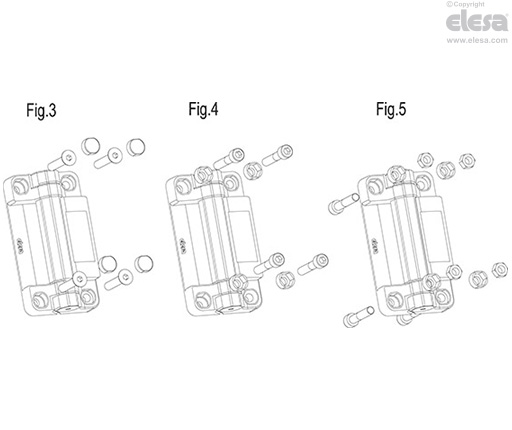 CFSW-C-A - Connettore a 8 poli, uscita assiale superiore