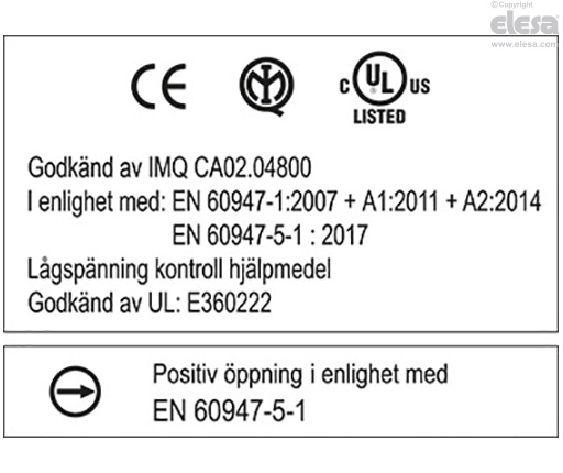 CFSW-C-A - 8 polig kontakt, axiell utgång i överkant