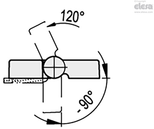 CFV-SH - Pass-through holes for countersunk head screws