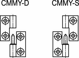 CMMY-D - Goujon fixé au corps droit