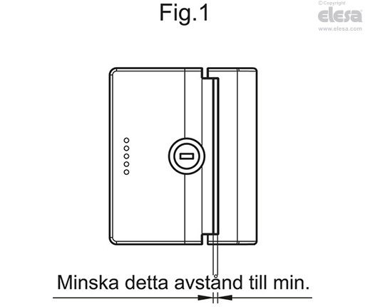 ESC - Dörrlås handtag