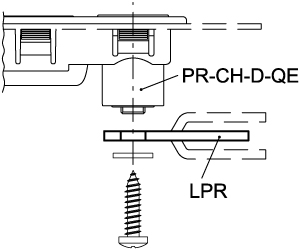 PR-CH - Flush pull handles with lever latch