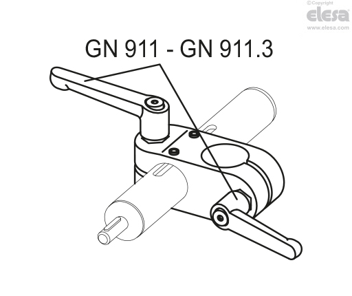 GN 131.1-NI - Abrazaderas de conexión de dos vías