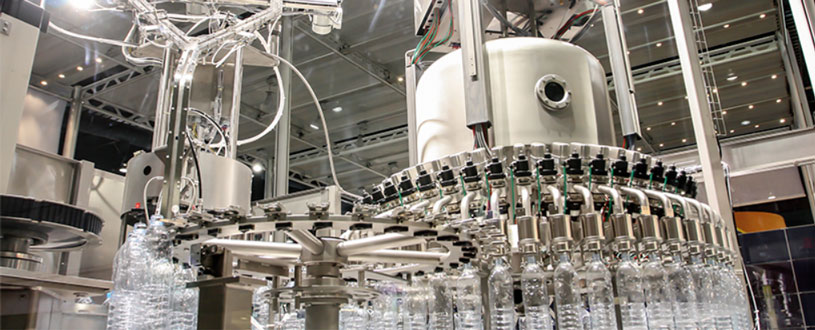 Composants pour machines d'emballages de la mise en bouteille et de l'étiquetage pour les opérations de manœuvre, de serrage et de contrôle