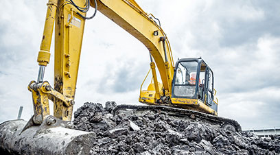 Construction and material handling machines